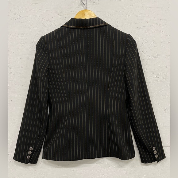 Gothika Striped and Embroidered Blazer, Fits XS/S - Picture 2 of 11